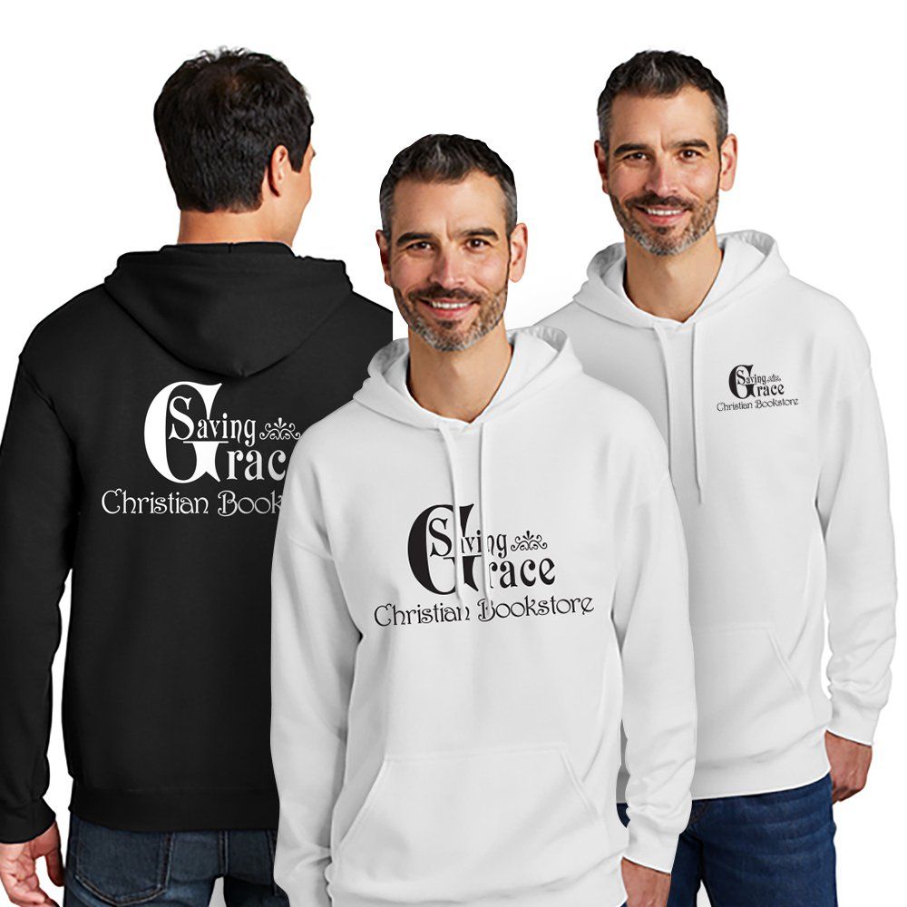 Photo of Men wearing custom Hoodies at Saving Grace Christian Bookstore in Wilmington DE