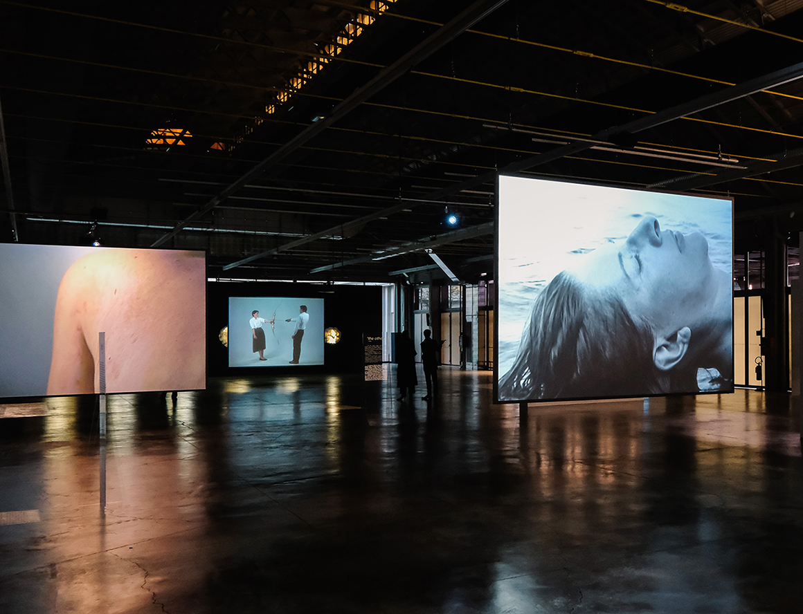 'Marina Abramović: between breath and fire' at gres art 671, Bergamo, Italy