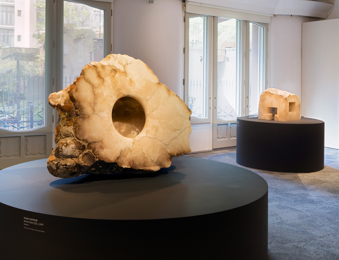 'Art in Stone' featuring Anish Kapoor at La Pedrera-Casa Milà, Barcelona, Spain