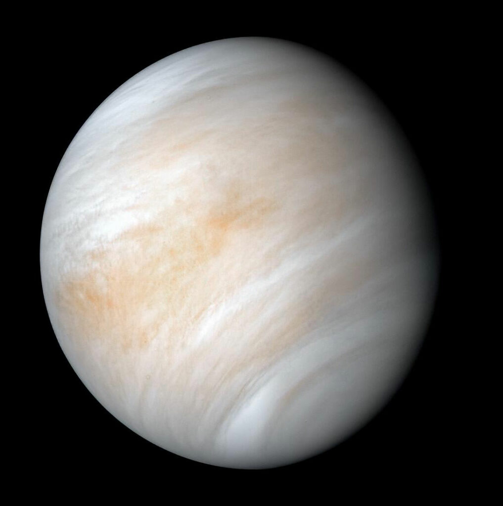 Venus as seen from space