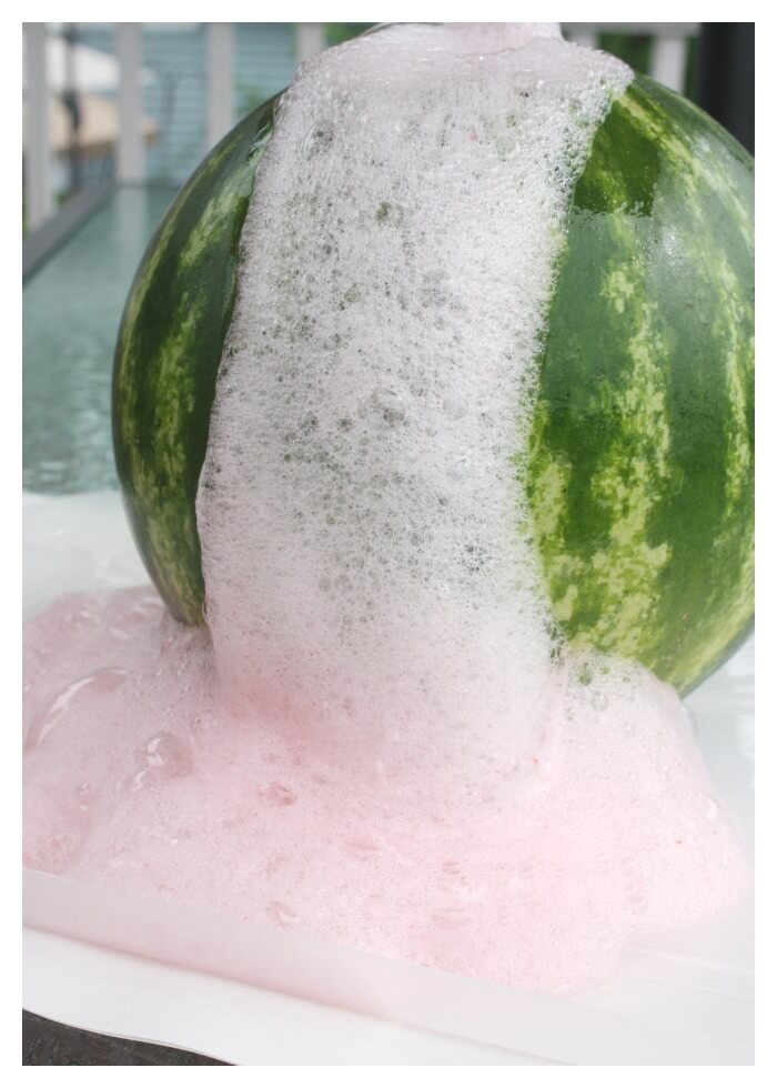 Watermelon Volcano Science