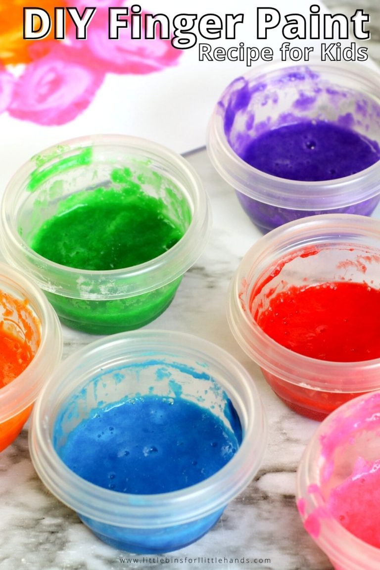 Easy Finger Paint Recipe - Little Bins for Little Hands