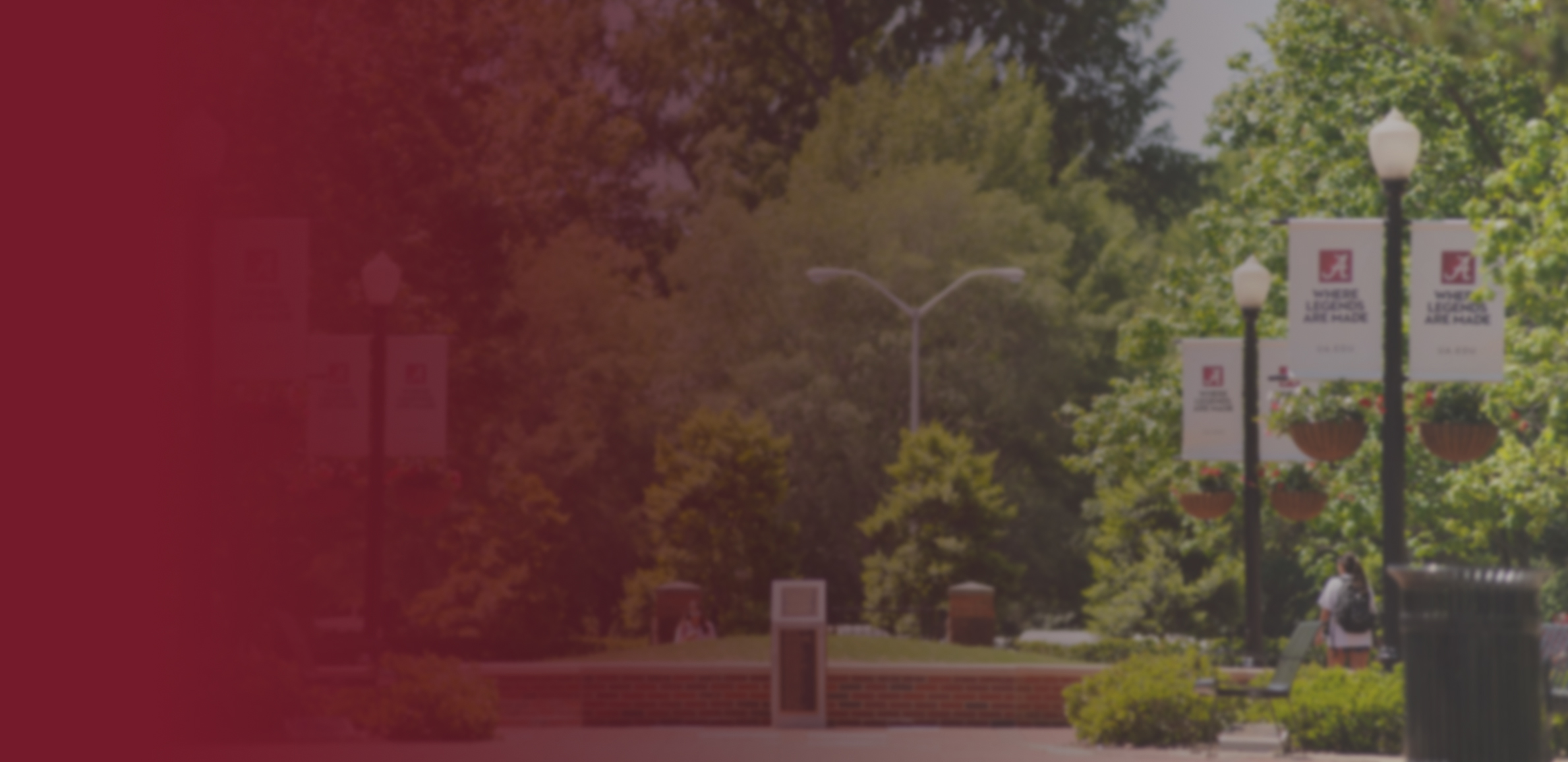 UA Student Center walkway