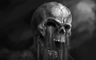 HD Wallpaper Dark Skull