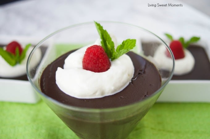 This decadent Sugar Free Chocolate Pudding recipe is made from scratch and is perfect as a weeknight dessert. It's low calorie, gluten free and delish!