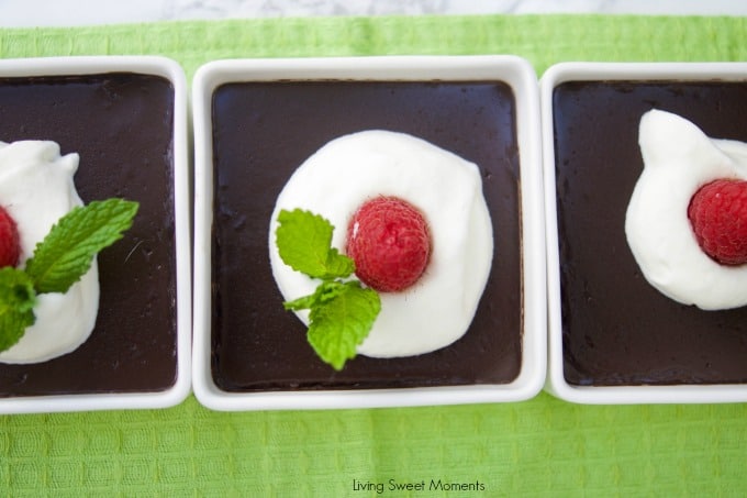 This decadent Sugar Free Chocolate Pudding recipe is made from scratch and is perfect as a weeknight dessert. It's low calorie, gluten free and delish!