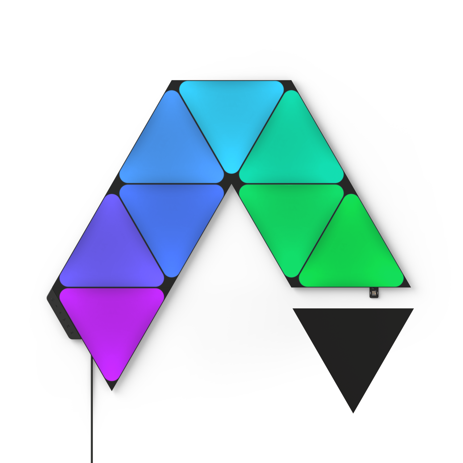 Nanoleaf Shapes Black Triangles Starter Kit (9 panels)