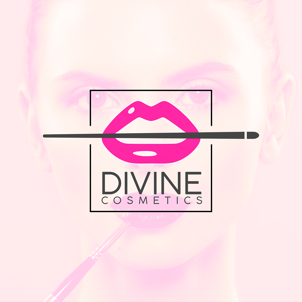 Lips Logo - Lips Logo Design for Cosmetics Brand Make Up Artist