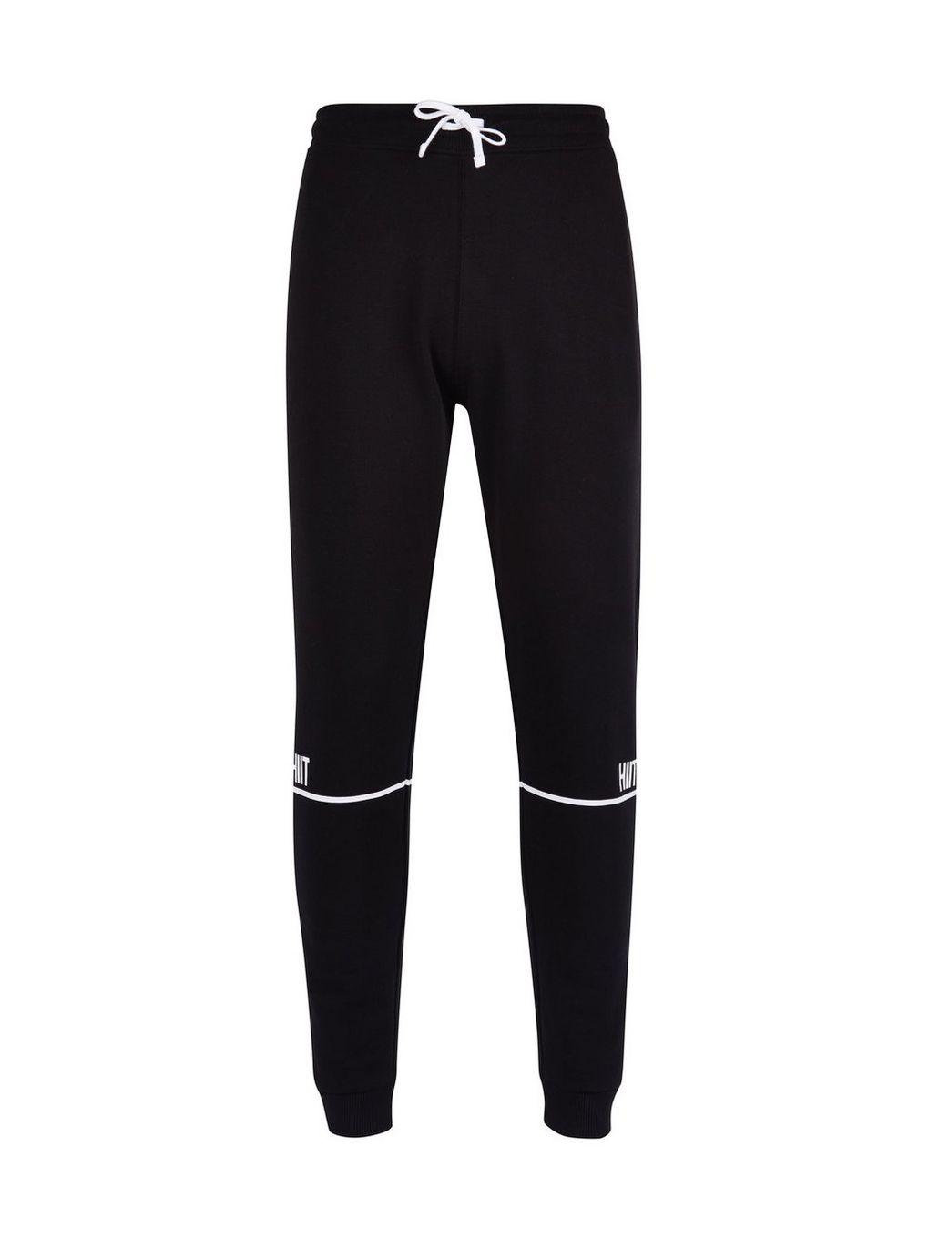 Black I Logo - HIIT Small Logo Black Joggers - Joggers - Clothing - Burton Menswear