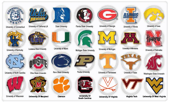 College Sports Team Logo - Ncaa football Logos