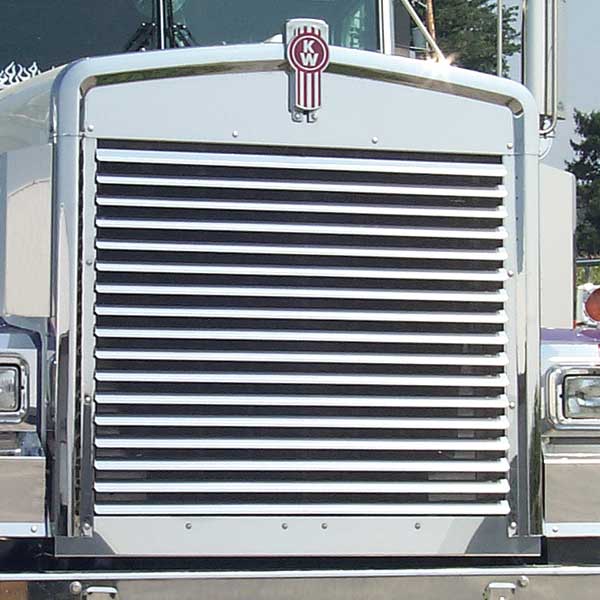 Kenworth Grill Logo - Kenworth W900B Grill Kit with 17 Louver Bars | Iowa80.com