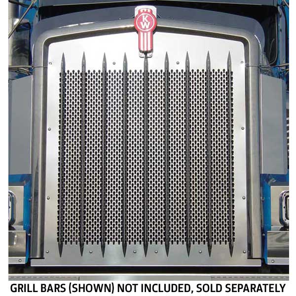 Kenworth Grill Logo - Kenworth Punched Grill Insert | Iowa80.com