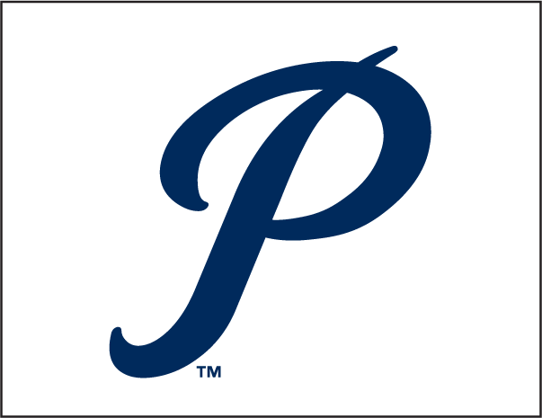 White and Blue P Logo - Blue p Logos