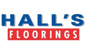 Halls Logo - Hall's Flooring Wood - Belper Carpet And Flooring, Derbyshire