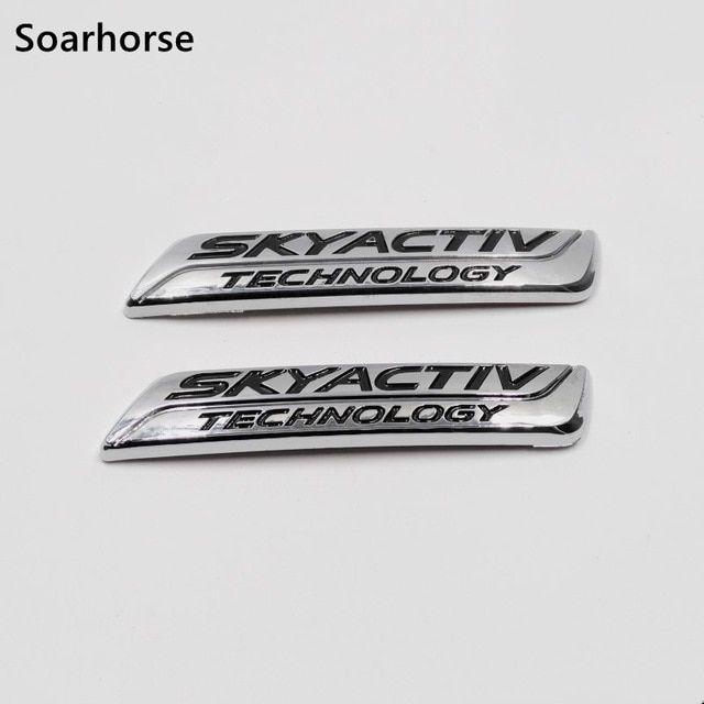 MX-5 Logo - US $5.79 15% OFF|1 Piece For Mazda 3 6 CX 5 MX 5 Axela Miata Skyactiv  Technology Logo Rear Chrome Emblem Badge-in Car Stickers from Automobiles &  ...