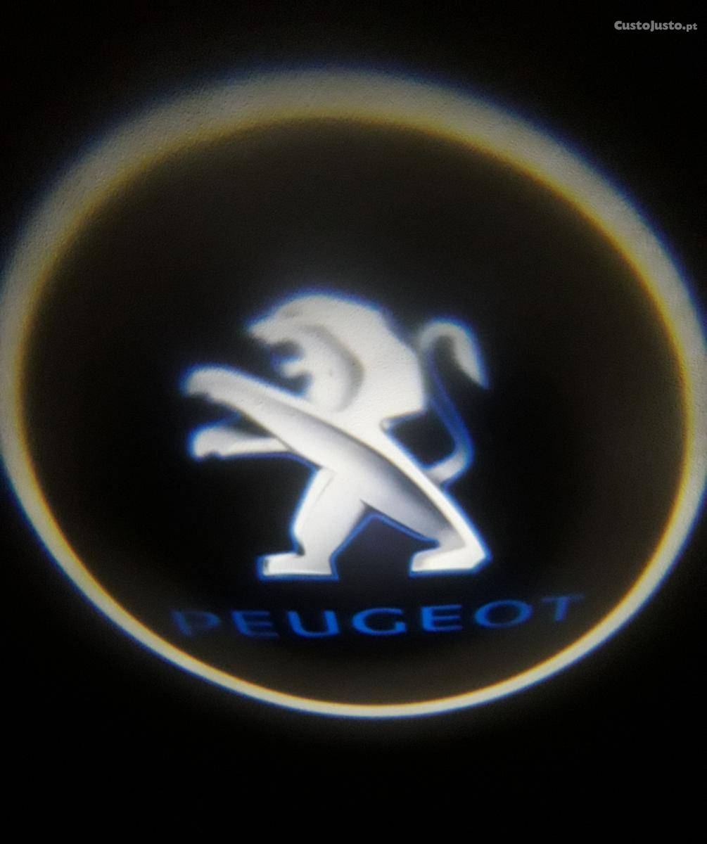 Venda Logo - Luz Led cortesia porta logo PEUGEOT SEM FIOS NOVO - à venda - Peças ...