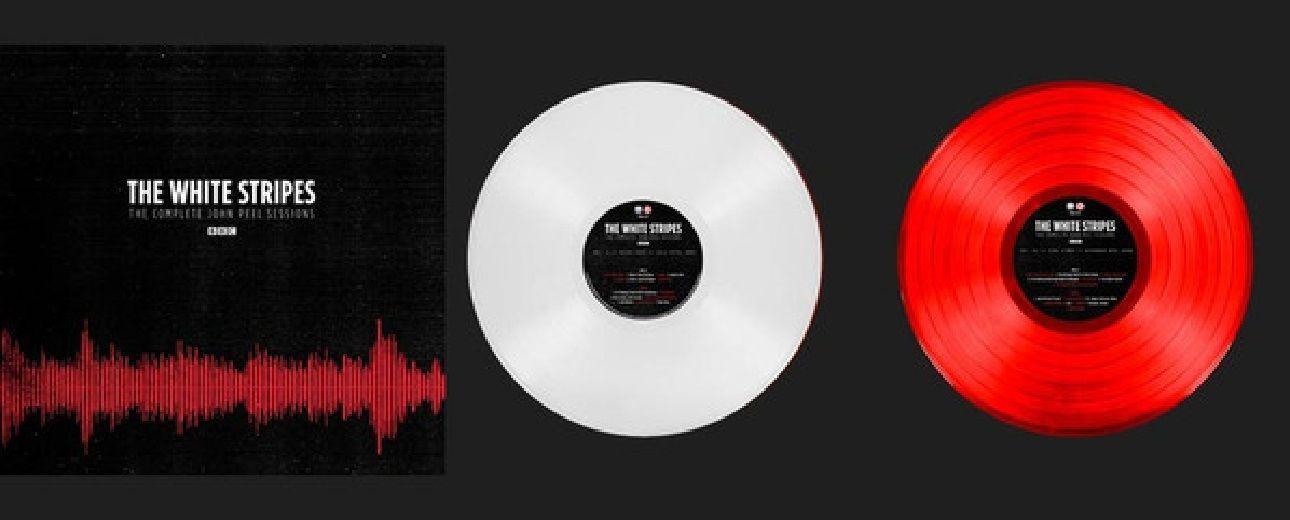 The White Stripes Logo - The White Stripes Complete John Peel Sessions RSD coloured vinyl 2 ...