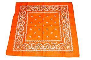 Orange and White Square Logo - Bright Orange & White Square Shape Paisley Print Frame Street Wear ...