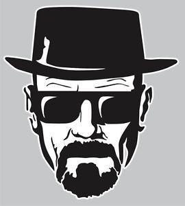 Breaking Bad Black and White Logo - Breaking Bad Sticker- 5