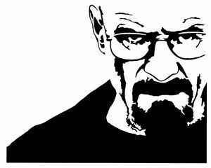 Breaking Bad Black and White Logo - Breaking Bad #4 sticker VINYL DECAL Walter White Bryan Cranston ...