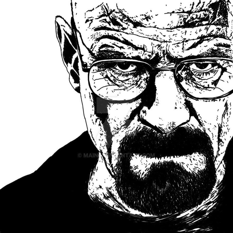 Breaking Bad Black and White Logo - Walter White - Breaking Bad by maing on DeviantArt