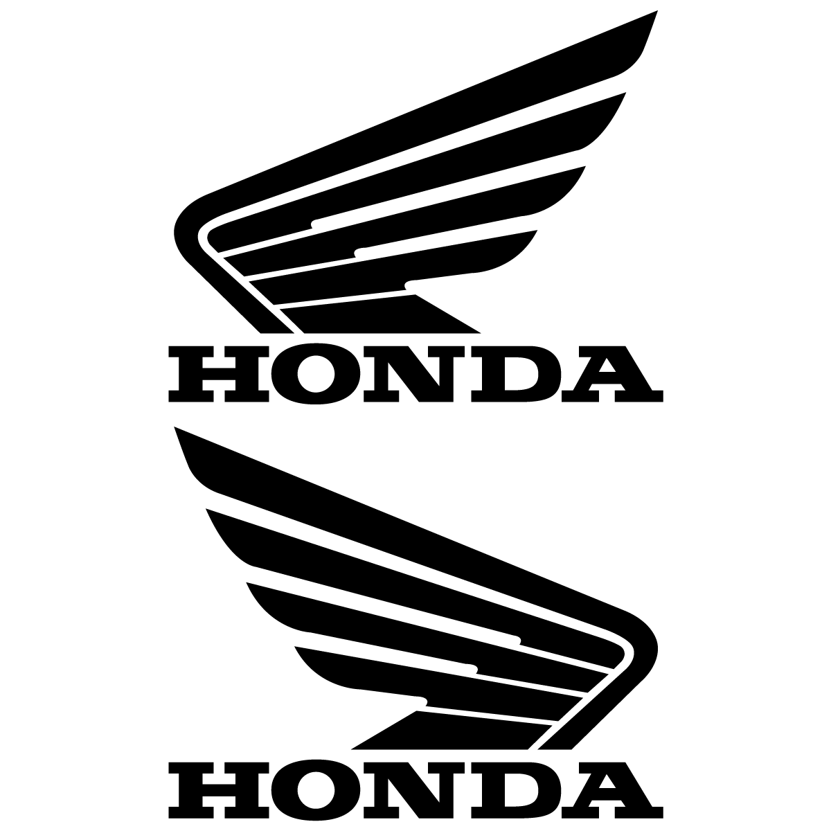 Honda EPS Logo - Honda Wing Logo Decal Sticker Vector | Free Vector Silhouette ...