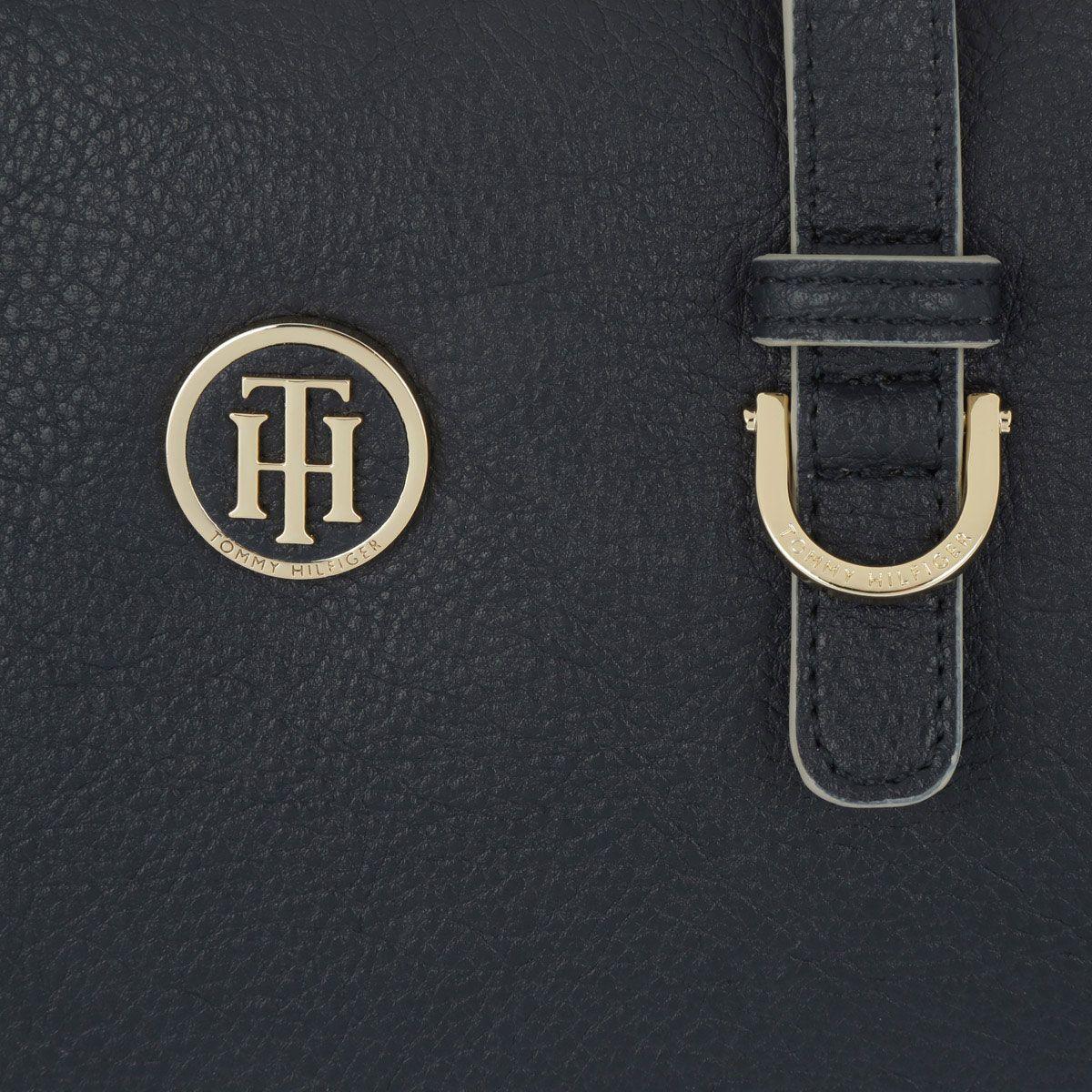 Tommy Hilfiger Th Logo - Tommy Hilfiger TH Core Medium Satchel Logo Navy in blue | fashionette