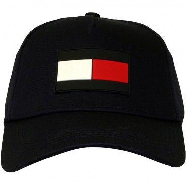 Tommy Hilfiger Th Logo - Tommy Hilfiger TH Flag Logo Baseball Cap, Navy 3XPLS4OAS