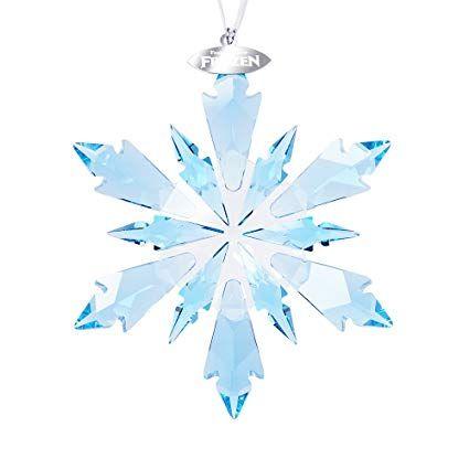 Disney Frozen Snowflake Logo - Amazon.com: Swarovski Disney Frozen Snowflake Ornament: Home & Kitchen