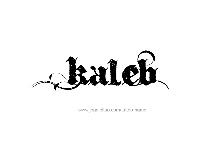 Kaleb Name Logo - Kaleb Name Tattoo Designs | IS 