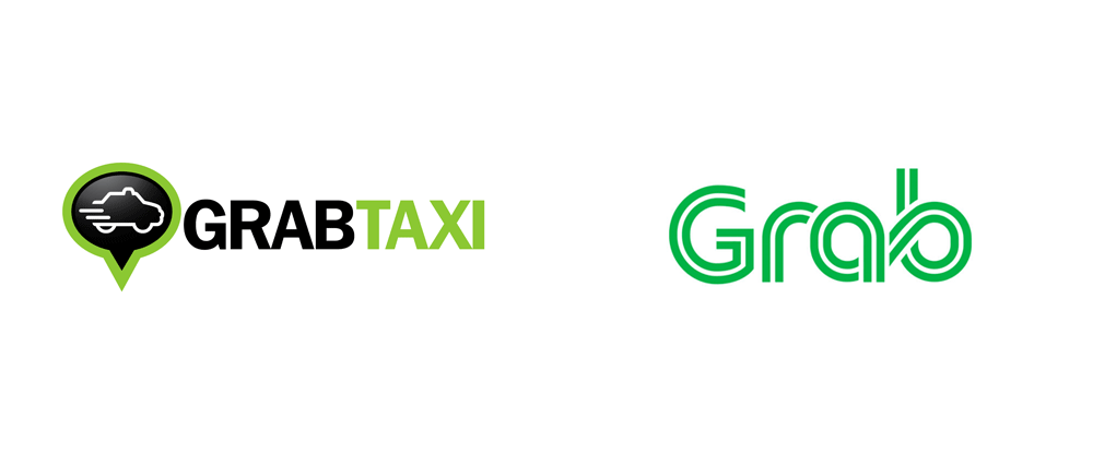 Grab Singapore Logo - Brand New: New Name, Logo, and Identity for Grab