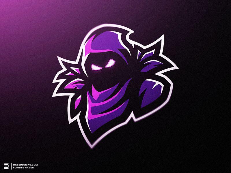 Purple Background Fortnite Logo