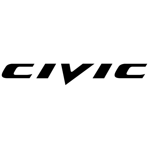 Black and White Honda Civic Logo - Honda Civic Logo