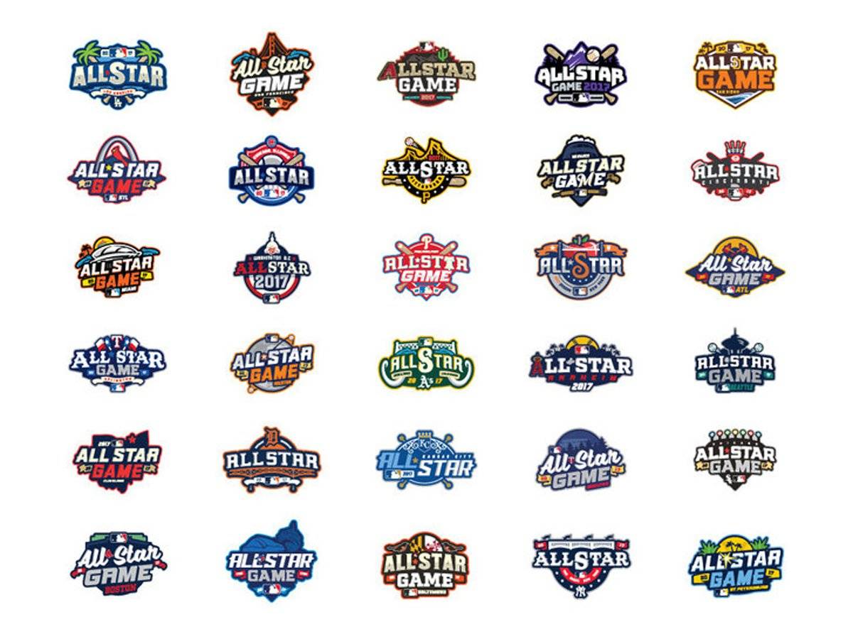 Baseball Logo - 30 Major League Baseball Logos if Each City Awarded 2017 All Star Game