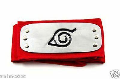 Red Leaf Village Logo - NARUTO RED LEAF Village Kakashi Sasuke Sakura Konoha Ninja Headband ...