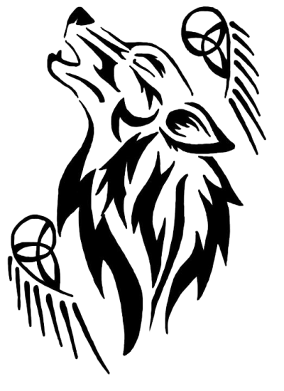 Tribal Wolf Logo - LogoDix