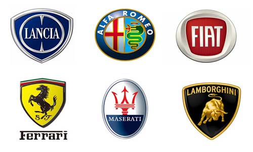 Obscure Car Company Logo - Italian Car Brands Names - List And Logos Of Italian Cars