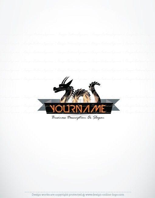 Fire Dragon Logo - Exclusive Design: Fire Dragon Logo + Compatible FREE Business Card ...