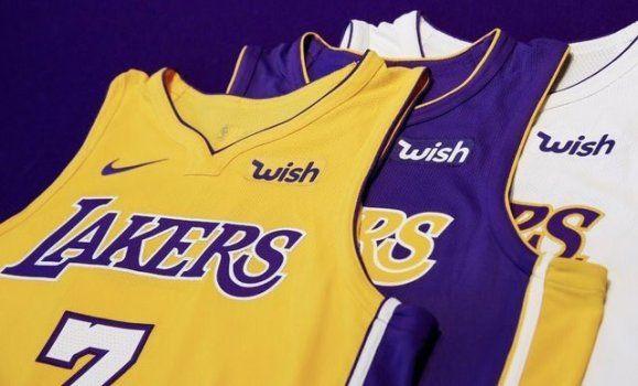 Wish Logo - Miller: Like you, Lakers weren't sure what “Wish” on their jerseys ...