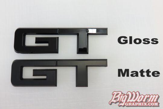 Mustang GT Logo - 2015-18 Mustang GT Black Rear Emblem