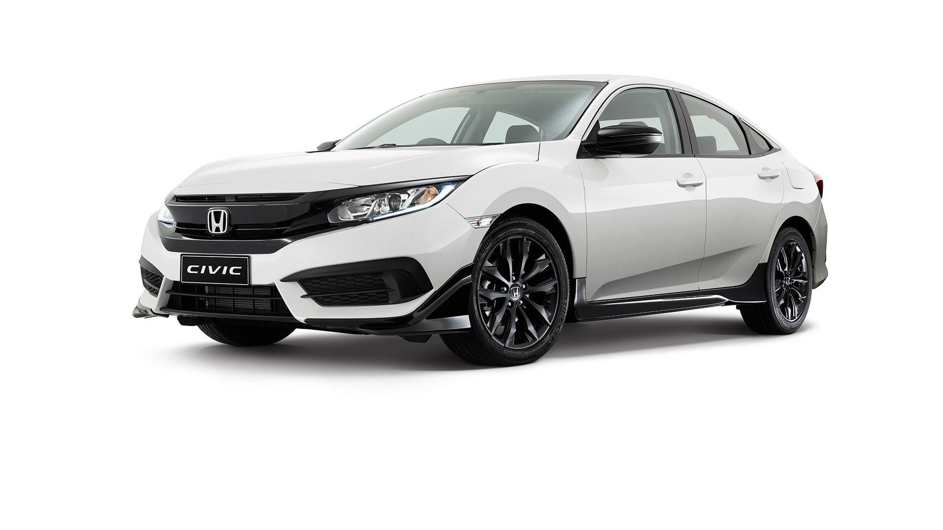 Black and White Honda Civic Logo - Honda Civic Black Pack Edition is an accessories showcase