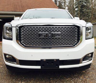 Black GMC Logo - Painted GMC logo black on Denali Grill | Chevy Tahoe Forum | GMC ...