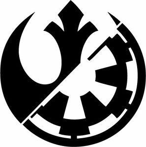 Galactic Empire Logo - Rebel Alliance Galactic Empire vinyl decal Star Wars Rebels Rogue ...