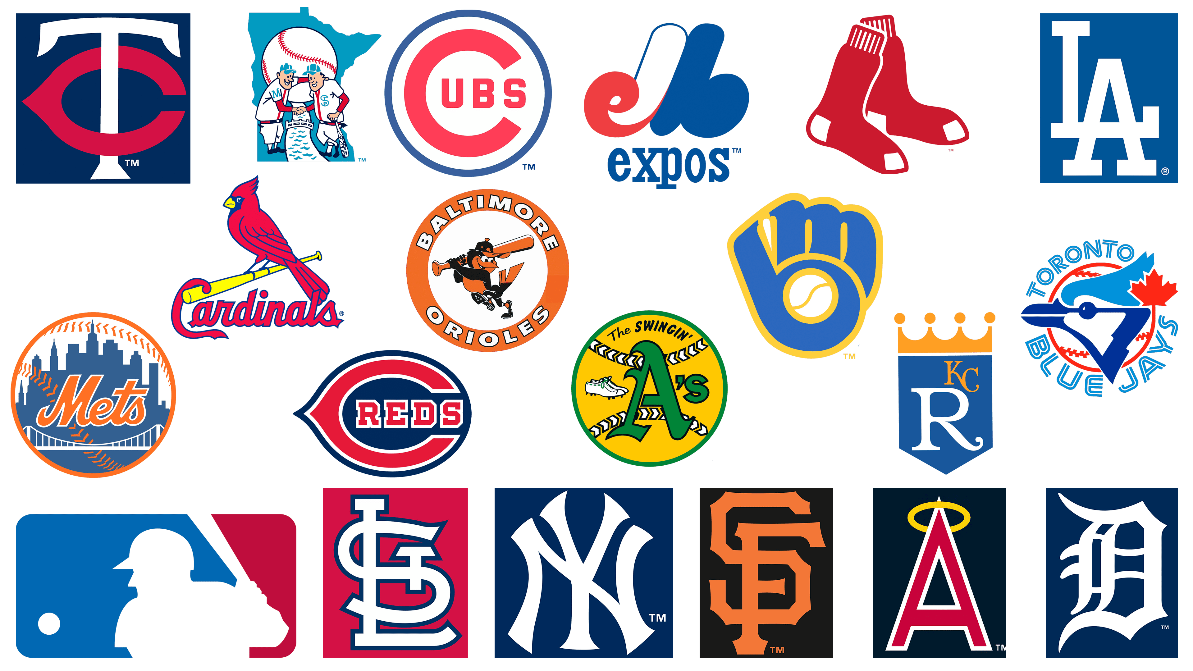 Top 20 Baseball Logos