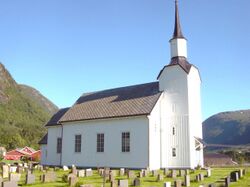 Vistdal kirke fra 1869