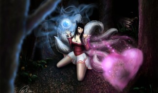 Ahri "Don't you trust me" fanart by Doohuh