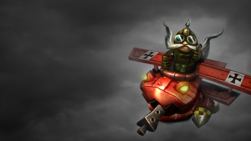 Red Baron Corki Skin