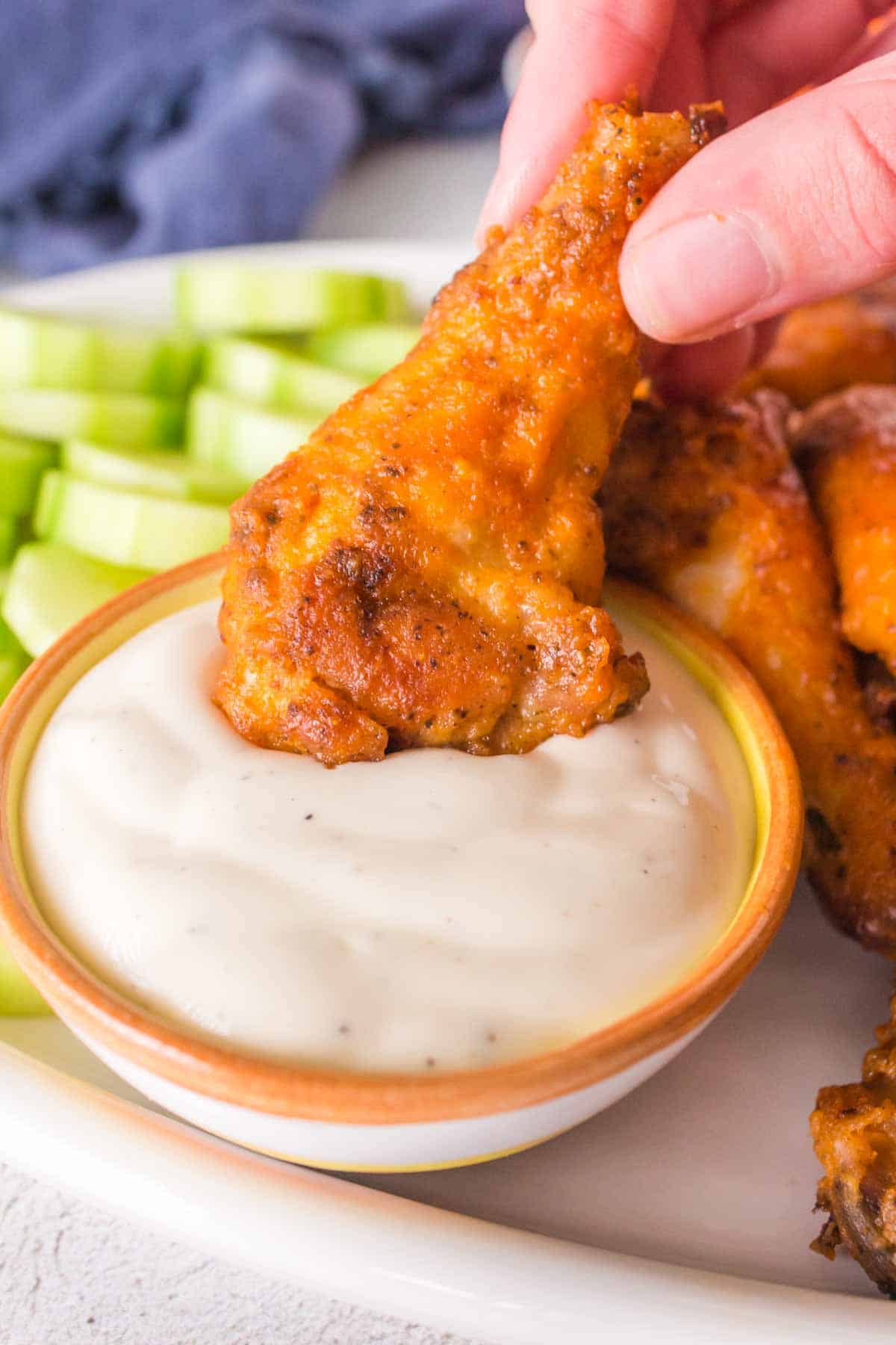 Baked Franks Red Hot Buffalo Wings Recipe