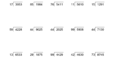 Long Division Worksheet Year 6 Google Search Division Worksheets