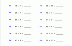 Worksheets For Division With Remainders